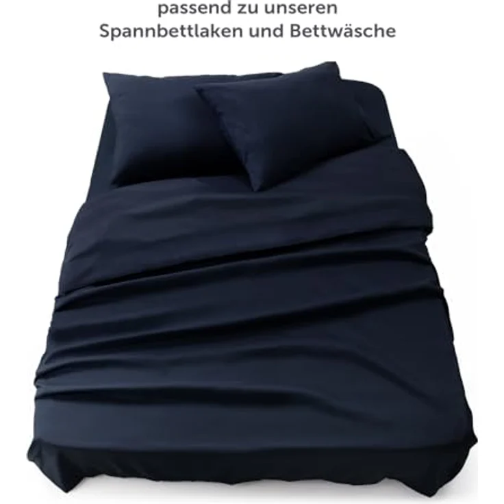 Blumtal Bettlaken Pflegeleichtes Betttuch, Oeko-TEX zertifiziert, Gummizug: ohne, aus weichem, gebürstetem Mikrofaser-Gewebe ohne Gummizug – Bild 7