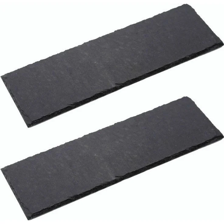 Novaliv Servierplatte 4041041692379-2xStuck, (1-tlg), 2x Schieferplatten I rechteckig I 20x15x0,5 cm I Schiefer Platten Schi – Bild 4
