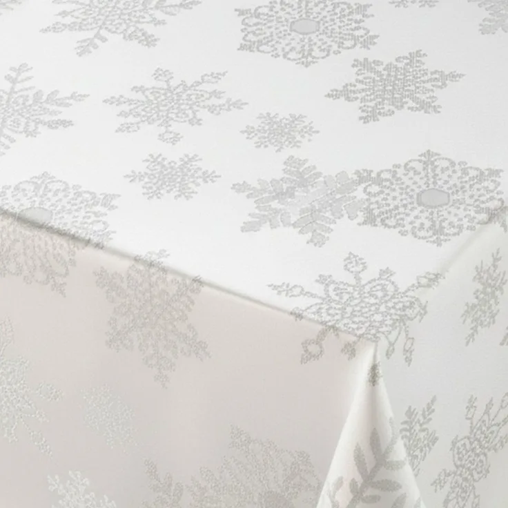 Beautex Tischdecke Lurex Tischdecke Weihnachten, Silber Gold glänzend, Weihnachtstisch (1-tlg)