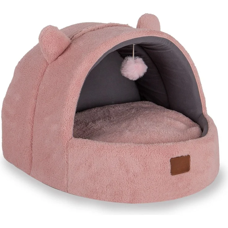 Paws & Whiskers 'Tom Cat - Pink' Haustierbett, Rosa, 50 x 40 x 35 cm – Bild 4