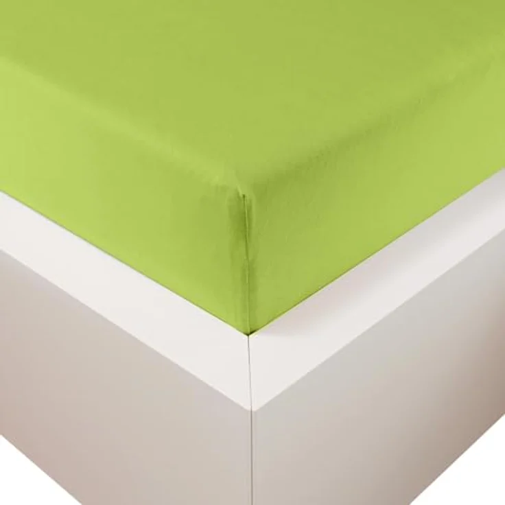 Traumschloss Premium Plus Edel-Jersey Spannbettlaken moos 140-160x200-220 – Bild 2
