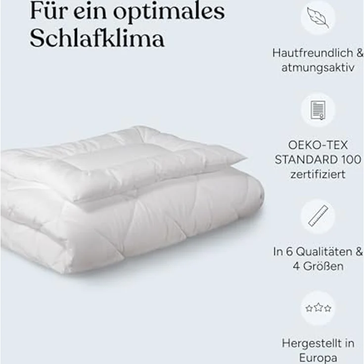 Ehrenkind Steppbett + Kopfkissen Kinder-Steppbetten-Set in verschiedenen Ausführungen, Decke + Kissen, Bezug: Kinder-Set – Bild 4