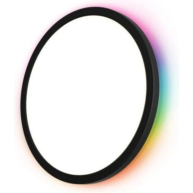 ENOVALITE LED Deckenleuchte Smartes RGB Panel Up&Down, 18W, 1880lm, ø290mm, Tuya App, CCT, dimmbar, LED fest integriert, warmweiß, CCT, neutralweiß, RGB, kaltweiß, Google Assistant, Amazon Alexa, Wifi – Bild 1