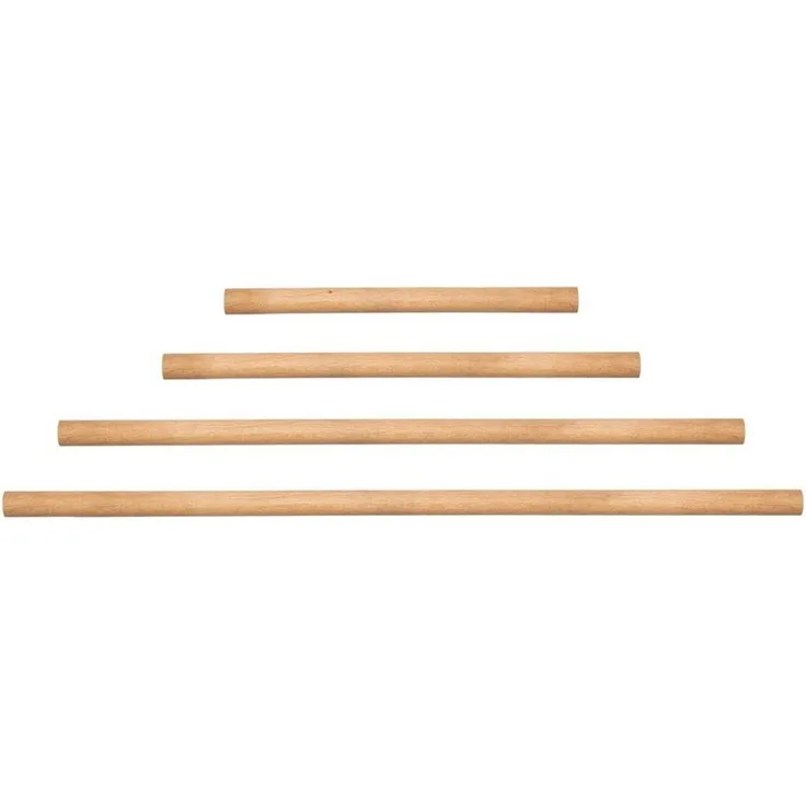 Natural Goods Berlin Kleiderstange GARD Rundstab (1 St), Massivholz aus Eiche, Garderobenstange, unbehandelt, 80cm x 3cm