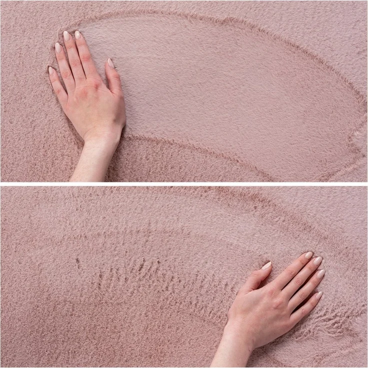 Carpettex Veloursteppich Unicolor - Einfarbig, Rund, Höhe: 11 mm, Perfekt geeignet für Wohnzimmer, Schlafzimmer,Küche,Kinderzimmer – Bild 2