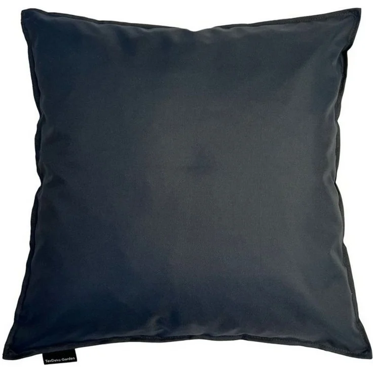 TexDeko® Garden 2er Pack Dekokissen 50x50cm UV - beständig Bezug und Füllung wasserabweisend Anthrazit