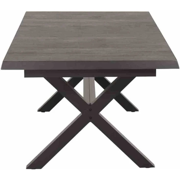 Siena Garden Messina Ausziehtisch 200/260 x 100 cm anthrazit / wood grey – Bild 11