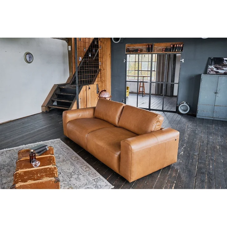 KAWOLA 3-Sitzer BODHI, Sofa Couch verschiedene Bezüge und Farben 242x110 cm – Bild 2