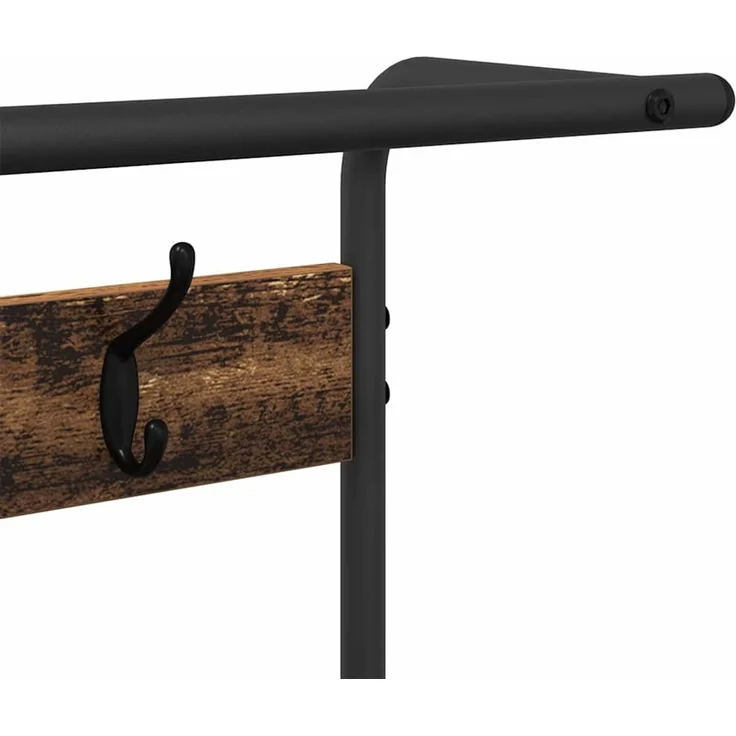 vidaXL Garderobenständer 95 x 34 x 184 cm Altholz Holzwerkstoff 879963 – Bild 9