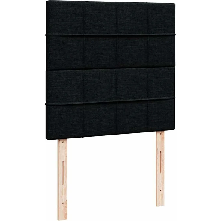 vidaXL Ottoman-Bett mit Matratze Schwarz 100x200 cm Stoff 3313135 – Bild 7