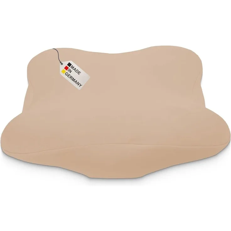DUKAL Kissenbezug Derila (Ergo) Memory Foam Kissen, 100% Baumwolle, (1 Stück), aus hochwertigem Doppel-Jersey, mit Spannumrandung, Made in Germany