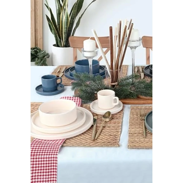 Hermia Concept Teller-Set 100% CERAMIC STONEWARE M1617 (20-tlg) – Bild 2