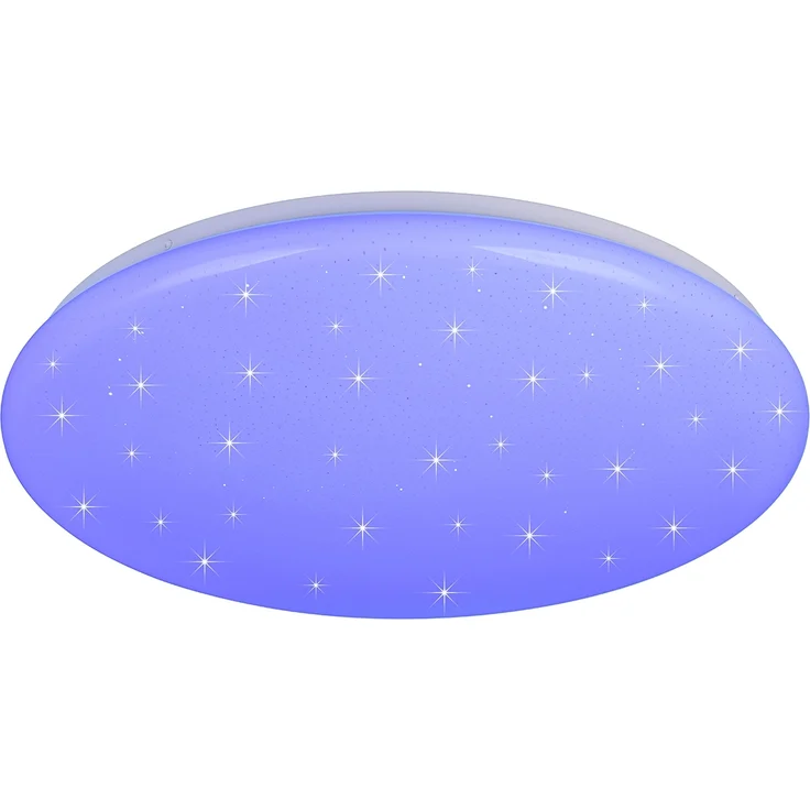 LED Deckenleuchte CETUS flach mit Fernbedienung, dimmbar, RGB, Weiß, Ø 48,5cm – Bild 10