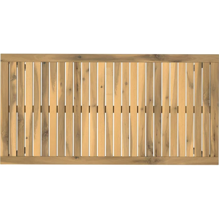 vidaXL Gartentisch Weiß 108,5 x 55 x 75 cm Massivholz Akazie 901761 – Bild 5