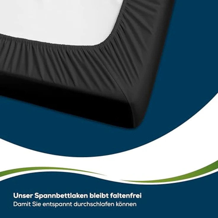 Sensalou Spannbettlaken Sensalou Spannbettlaken wasserdicht - Farbig, Frottee, Polyurethan, (1 Stück), wasserdicht atmungsaktiv wasserfest – Bild 7