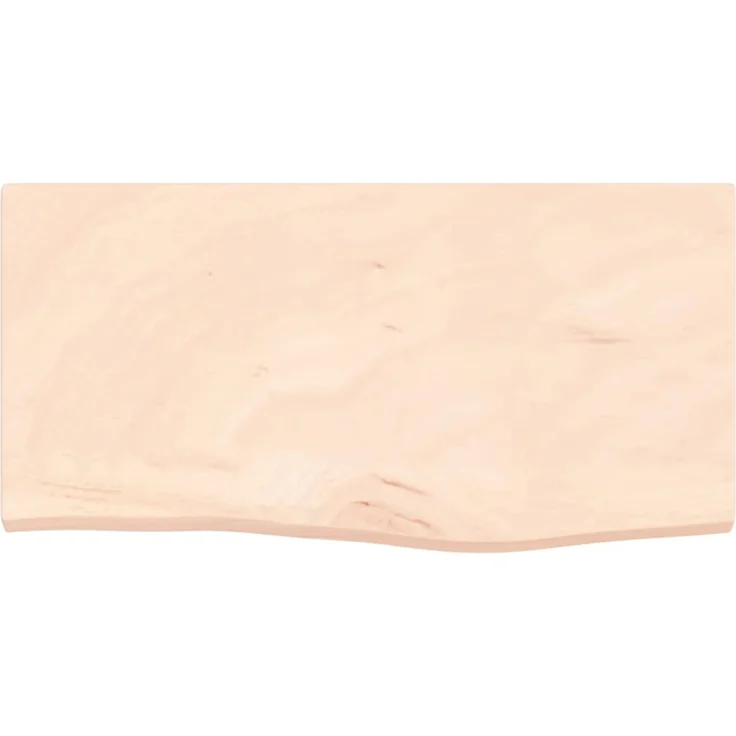 vidaXL Wandregal 60x30x(2-4) cm Massivholz Eiche Unbehandelt 363525 – Bild 3