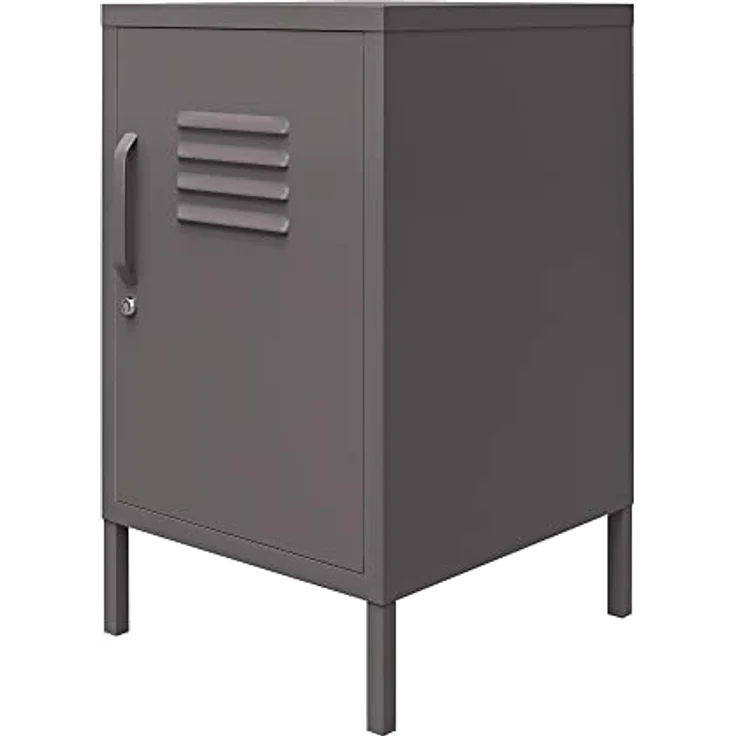 DHP Furniture Dorel Home Queer Eye Bradford Metallschrank Spind, grau – Bild 6