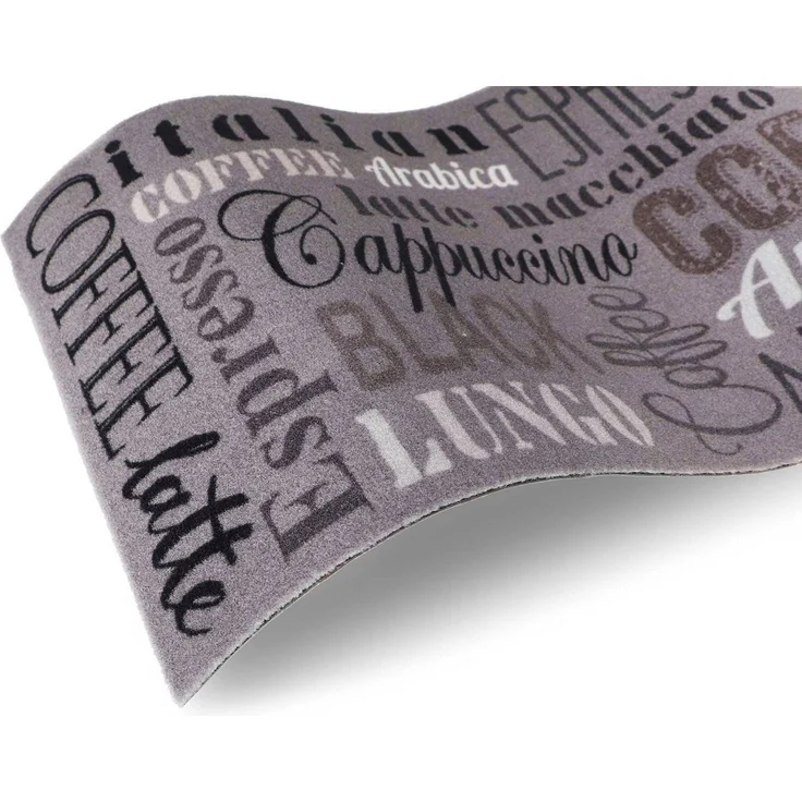 Primaflor-Ideen in Textil Küchenläufer COFFEE, Made in Belgium, rechteckig, Höhe: 6,5 mm, mit Schriftzug, Größe 50x150 cm, rutschhemmend, waschbar, Küche – Bild 3