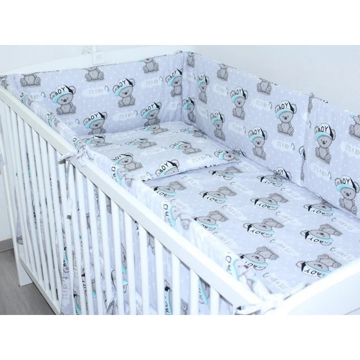 Primawela Bettnestchen Nestchen 420 cm Bettumrandung Baby Bett Kinder Nest Kopfumrandung – Bild 2