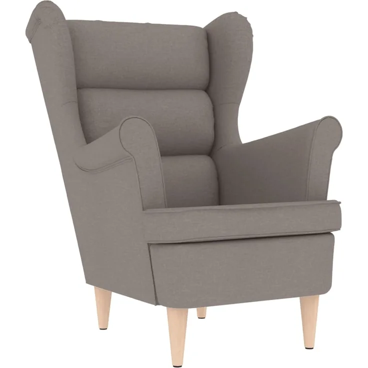 vidaXL Sessel Taupe 74x84x100 cm Stoff 4016901