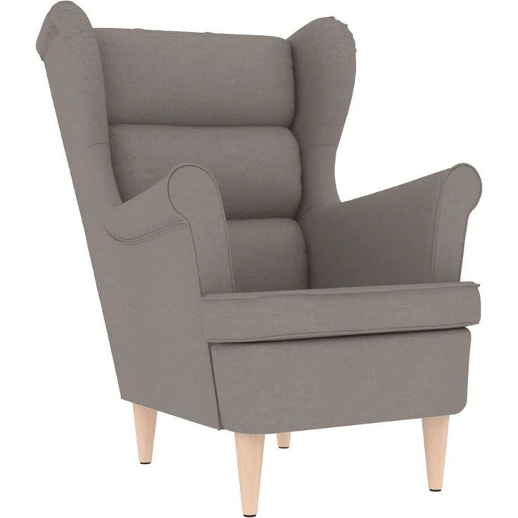 vidaXL Sessel Taupe 74x84x100 cm Stoff 4016901 – Bild 1