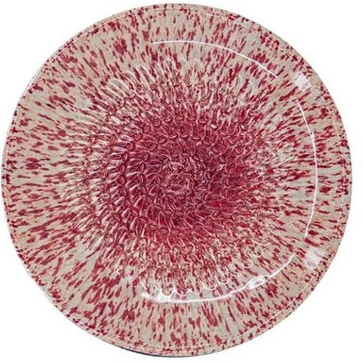 Kaladia Multireibe Reibeteller in Pink gesprenkelt - zum Zerkleinern von Zutaten, Keramik, handbemalte Küchenreibe aus Keramik - Made in Spain – Bild 1