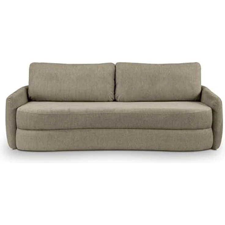 Schlafsofa (B/H/T: 231x93x108 cm) in Grün – Bild 4