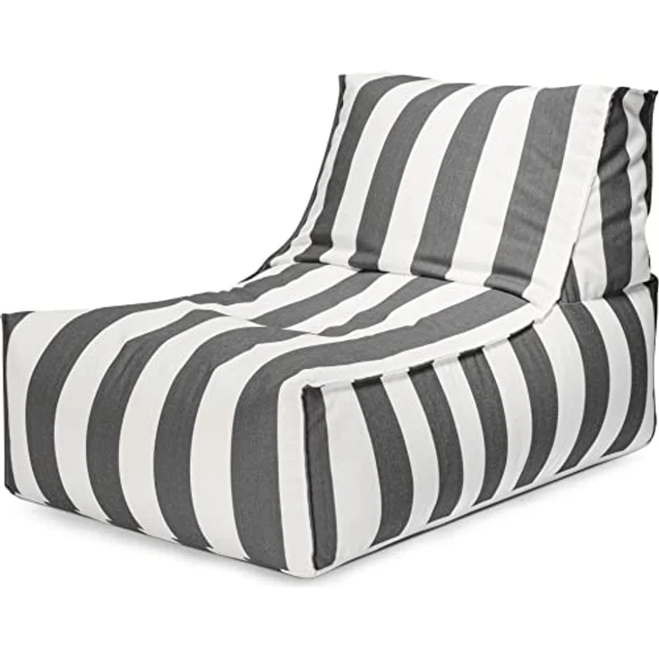 Sitting Point Rock Santorin, Outdoor-Sitzsack in Anthrazit, wetterbeständig und pflegeleicht – Bild 1