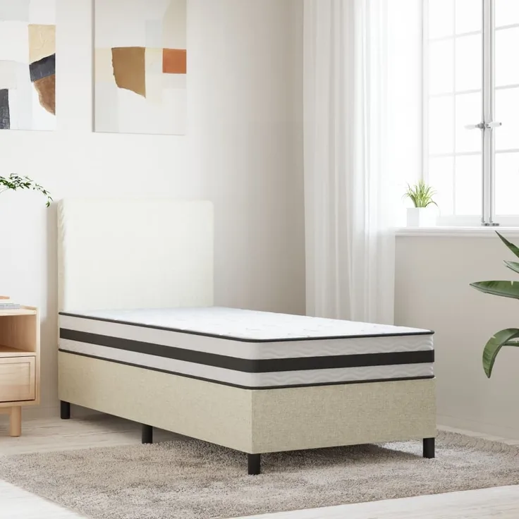 vidaXL Matratze Bonnell-Federkern Mittel 80x200 cm 372953