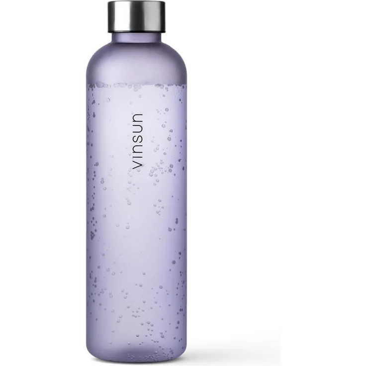 Vinsun Trinkflasche Tritan Wasserflasche 650ml - Sportflasche Kohlensäure geeignet, Auslaufsicher, BPA frei, bruchsicher, geruchs- und geschmacksneutral