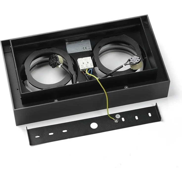 Arcchio Deckenleuchten Ronka, Metall, Schwarz IP20, 2 x 20 W ES111 LED – Bild 7