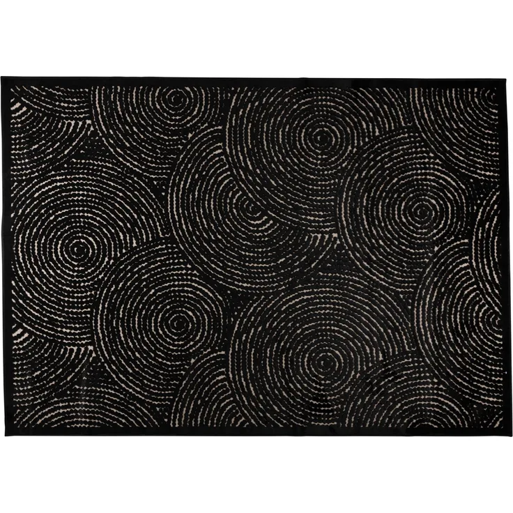 Teppich DOTS Pure Black 200 x 300 cm von Dutchbone