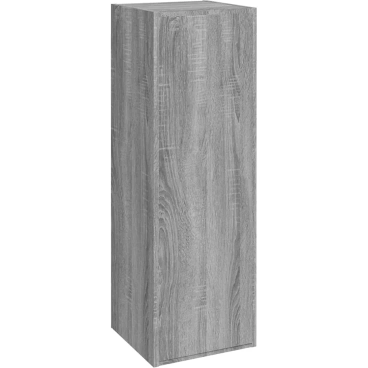 5-tlg. TV-Schrank, Lowboard TV Grau Sonoma Holzwerkstoff – Bild 6