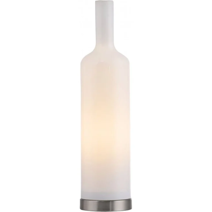 JUST LIGHT 14006-16 BOTTLE Tischleuchte weiss Opalglas – Bild 6