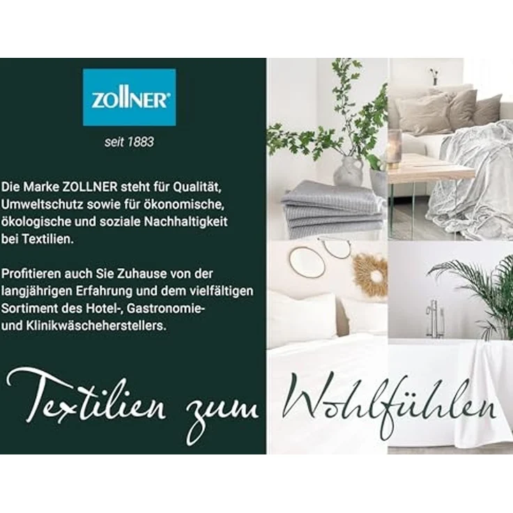 ZOLLNER Seiftuch, (10-St), 30x30 cm, 100% Baumwolle, vom Hotelwäschespezialisten – Bild 7