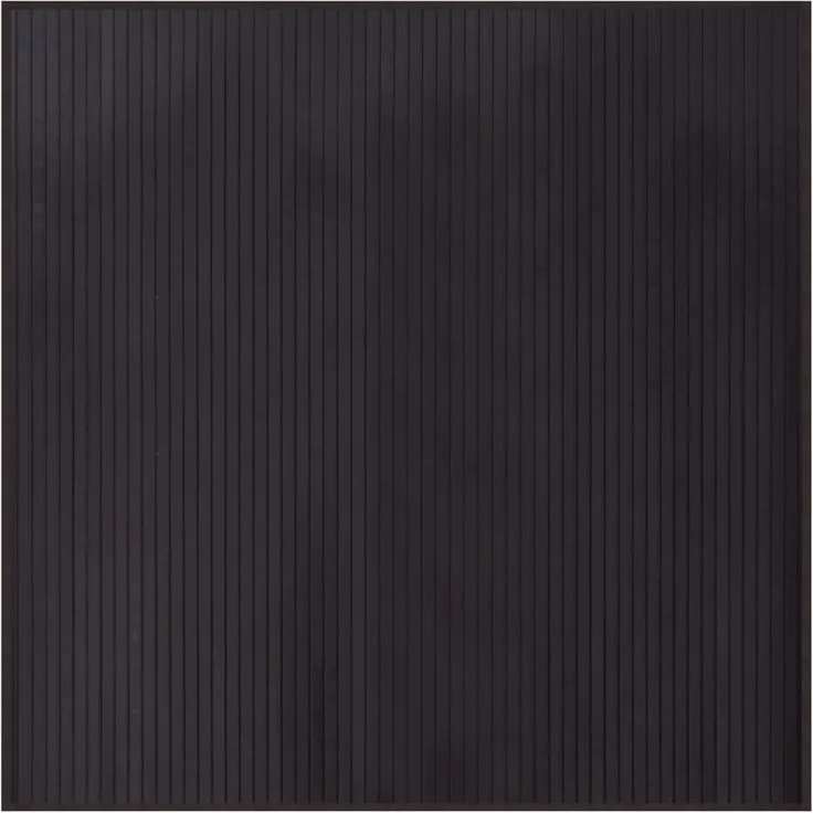 vidaXL Teppich Quadratisch Dunkelbraun 100x100 cm Bambus 376941 – Bild 1