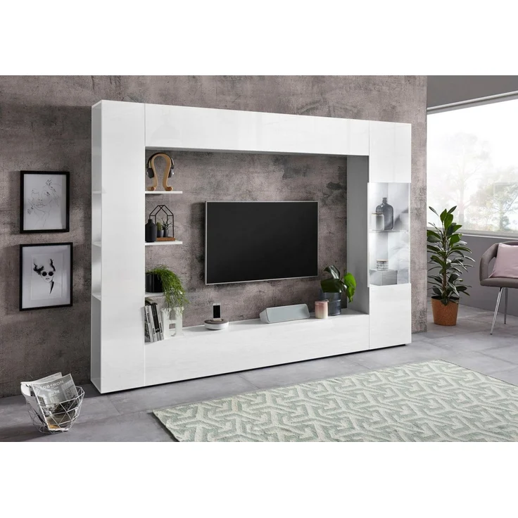 INOSIGN Wohnwand Sorano, (Set, 4-St), Kompaktwohnwand mit viel Stauraum – Bild 1