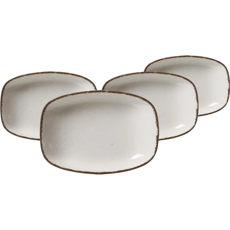 Ritzenhoff & Breker Casa Suppenteller 23,5 x 16 cm 4er Set beige