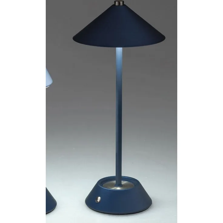 formano Nachttischlampe Touch, auf Fuß, Blau, Motiv: Uni