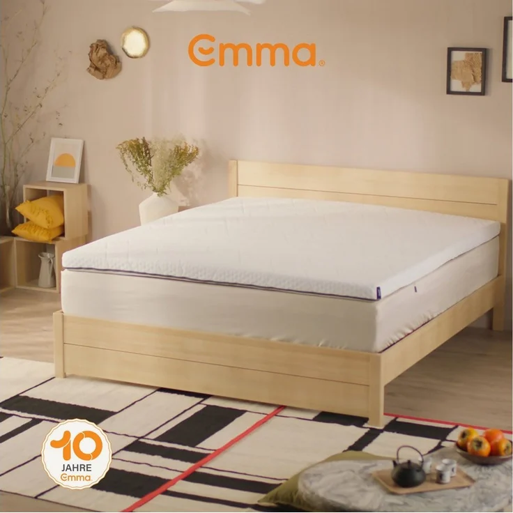 Emma, Topper Emma Premium, 9 cm hoch, Kaltschaum, Komfortschaum, Wendbarer Topper, ab 6x90x200cm und weiteren Größen – Bild 5