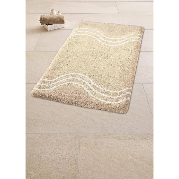 Kleine Wolke Badteppich Fish sandbeige 65 x 115 cm – Bild 2