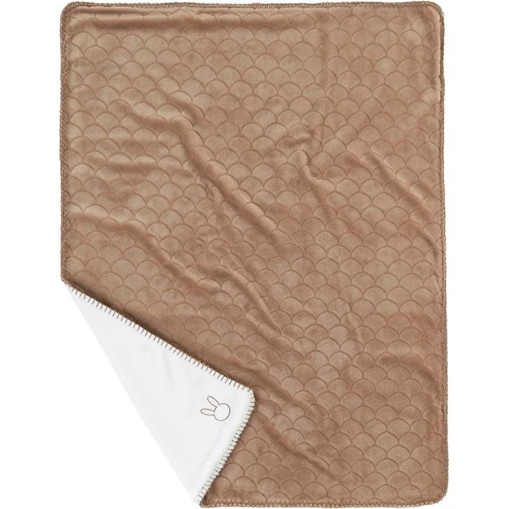 Nattou Schmusedecke Hase, Supersoft, 75x100 cm, Polyester, Lapidou, Braun