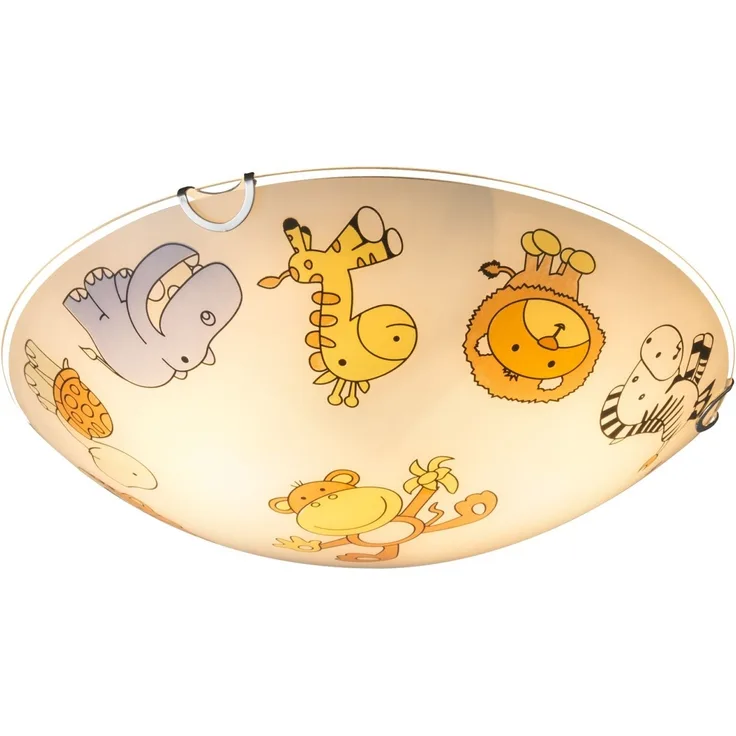 GLOBO Deckenleuchte Kinderzimmer Deckenlampe Kinderlampe Kinderleuchte, ohne Leuchtmittel 40607