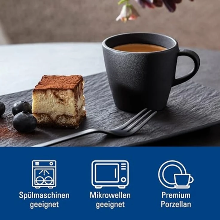 Villeroy & Boch Manufacture Rock Espressotasse schwarz 60 ml – Bild 3