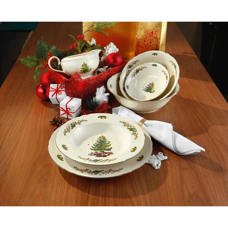 Seltmann Weiden Marieluise Weihnachten Speiseteller ø 25,3 cm 6er Set – Bild 3