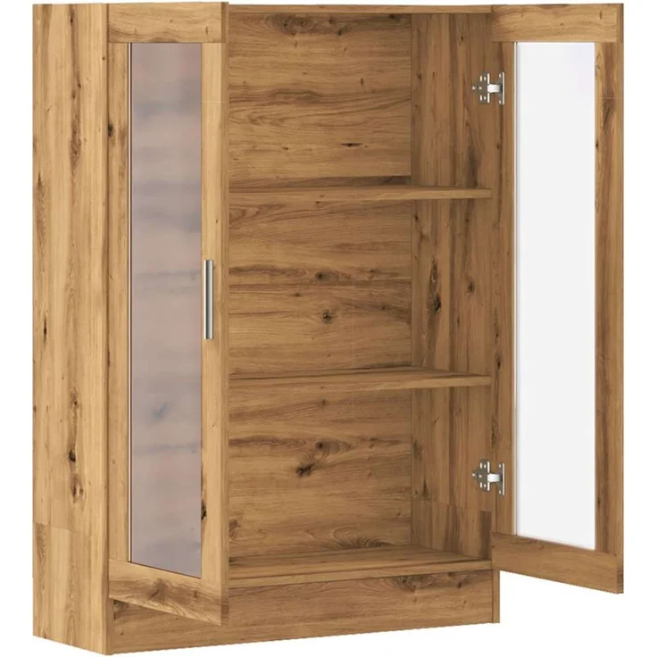 vidaXL Bücherschrank Artisan-Eiche 82,5x30,5x115 cm Holzwerkstoff 856157 – Bild 7