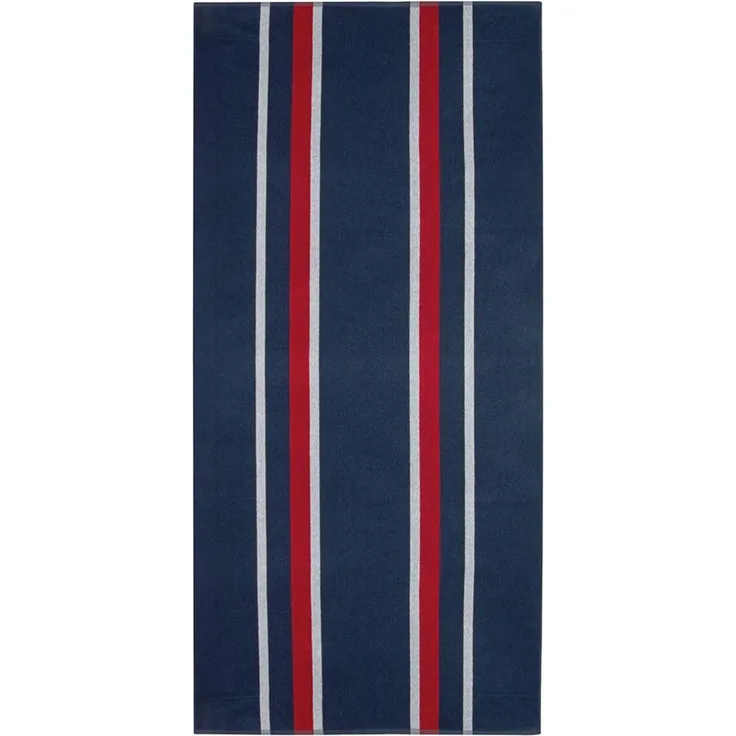 ZOLLNER Strandtuch, Glattvelours (1-St), 100x200 cm, 100% Baumwolle, XXL, vom Hotelwäschespezialisten