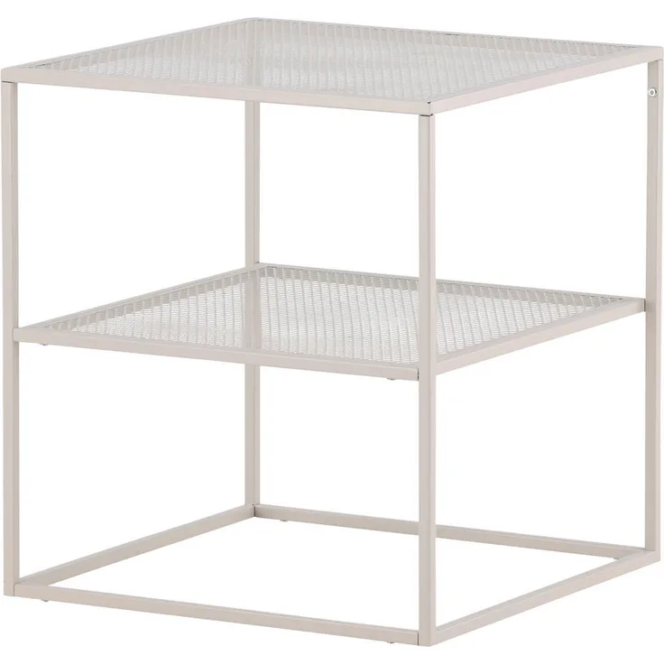 Livetastic Couchtisch Quadratisch, Flachrohr, 55x60x55 cm für das Wohnzimmer