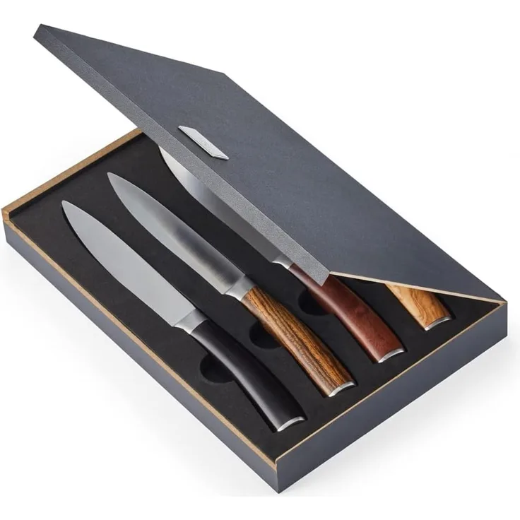 Philippi Hochwertiges Steakmesserset mit Echtholzgriff