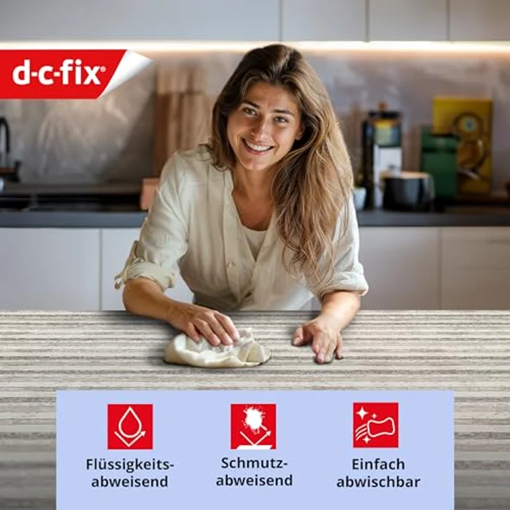 d-c-table® Tischdecke Manhattan Yvonne 150 cm rund, natur – Bild 2